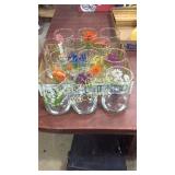 Flower glass set