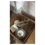 Box of misc glassware