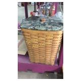 Large longaberger basket with lid