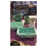 Group of misc planters