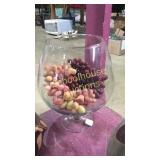 Large decorative brandy glass