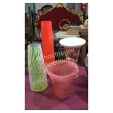 4pc decorative vase group