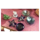Misc group of glassware