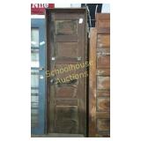 Old wood door with frame