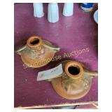 Roseville Pottery Candle Sticks