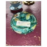 Ceramic storage pot with lid