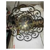 Metal Frame GE telechron clock works