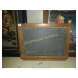 Small antique chalkboard. Measurement are 17in x