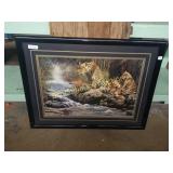 Large cheetah picture. Measurements are 33in x