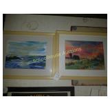 Pair of small signed paintings
