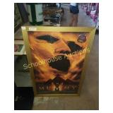 Large framed mummy poster. Measurements are 42in