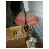 Vintage red office light