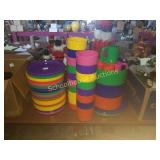 Large group of Heller plastic ware.