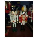 Pair of nutcrackers. About 14in tall