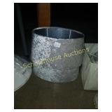 Pair of velvet shades