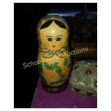 Nesting dolls made in USSR. About 6in tall