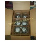 Group of 6 large dome displays.