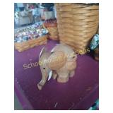 Small wooden elephant