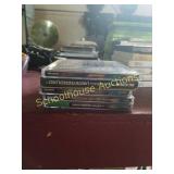 Group of playstation 1 games.