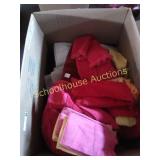 Large box of towels and washrags