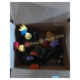 Wooden tulips and fishermen