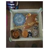 Group of signed pottery