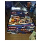 Group of 4 rc fish and sharks