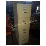 Large 4 drawer file cabinet