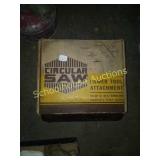 Circular saw attachment