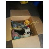 Large box with stuffed animals