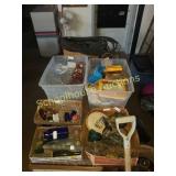 Largebgroup with glassware, old bottles and