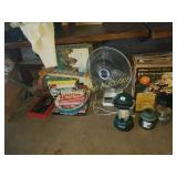 Group of fan, lights. Games and more bonus