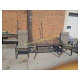 Patio table and 4 chairs