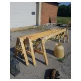 3 long saw horse