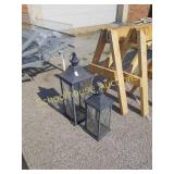 Pair if metal Lanterns