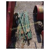 Group of garden stakes