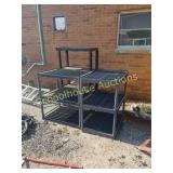 Group of plastics shelving