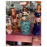 The painted ladies put a votive light in one so