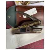 Embossing stamp "Library of DMH Dean M Hunter"