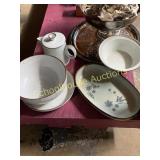 Dansk bowl pitcher and 2 platers