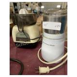 Kitchen helpers coffee grinder and juicer kitchen