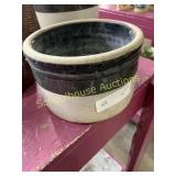 Crock brown and white some condition issues