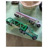 Tonya metalTractor trailer semi and truck and