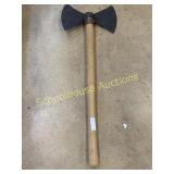 Faux decorative battle axe
