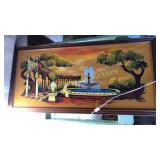 Large light up art. Signed Ashbrook