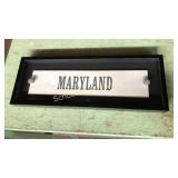 Maryland wall plaque
