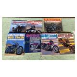 7 Harley Davidson books. All nice condition