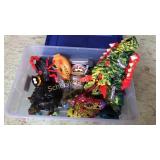 Small tub of Mighty Max & Power Rangers toys. Tub