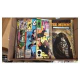 Flat of comics. 10 GI Joes, Indiana Jones, Mummy