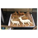 Flat of felt deer
